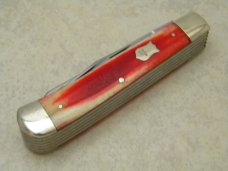 Bulldog Brand Solingen Germany Bone 20 Year Anniversary 5 Blade Trapper Knife in Box c.1998