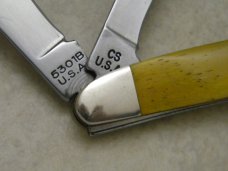 Moore Maker, Inc. Matador, Texas USA (Queen Cutlery) 5301B Bone Stockman Knife NIB