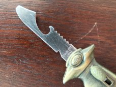 Miniature Out The Front Switchblade Keychain Multi Tool Miniature Out The Front Switchblade Keychain Multi Tool