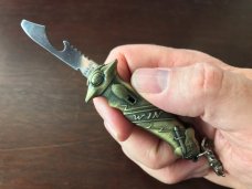 Miniature Out The Front Switchblade Keychain Multi Tool Miniature Out The Front Switchblade Keychain Multi Tool