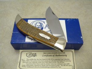 Case Classic 1990 Honey Bone HB61072 Bomb Shield Clasp Knife NIB