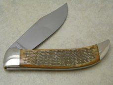 Case Classic 1990 Honey Bone HB61072 Bomb Shield Clasp Knife NIB