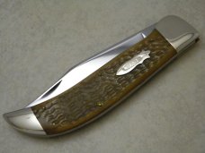 Case Classic 1990 Honey Bone HB61072 Bomb Shield Clasp Knife NIB