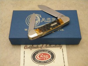 Case Tested XX (Antique Tang Stamp Series) Bone 62131 Canoe Knife in Box c. 2012