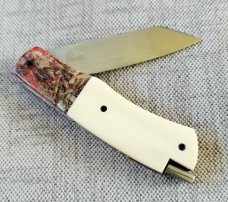 Vincenzo Balistreri Custom Native Taillock, 3.75" clsd, elephant ivory scales.. Liracarta..3.75" cl Vincenzo Balistreri Custom Native Taillock, 3.75" clsd, elephant ivory scales.. Liracarta..3.75" cl
