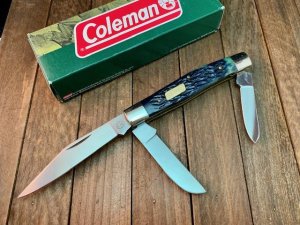 Coleman Seki Japan Blue Jigged Bone Stockman