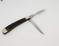 Rare Antique Vintage Case Tested XX 6251 Rogers Bone Knife Fork Combo Rare Antique Vintage Case Tested XX 6251 Rogers Bone Knife Fork Combo