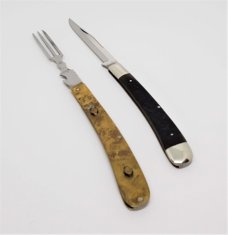 Rare Antique Vintage Case Tested XX 6251 Rogers Bone Knife Fork Combo Rare Antique Vintage Case Tested XX 6251 Rogers Bone Knife Fork Combo