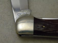 Kabar Olean, NY Red Bone CK-97 Folding Hunter Knife c.1997 Kabar Olean, NY Red Bone CK-97 Folding Hunter Knife c.1997