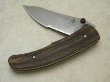 Lone Wolf Knife 40003 Combo Edge Trask Folding Linerlock Knife 