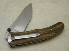 Lone Wolf Knife 40003 Combo Edge Trask Folding Linerlock Knife 
