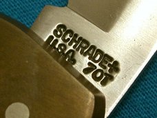 SCHRADE + USA 7OT CAVE BEAR LOCKBACK HUNTING SKINNING SURVIVAL FOLDING HUNTER POCKET KNIFE KNIVES
