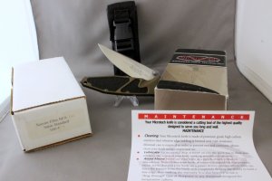 MICROTECH Socom Elite s/n 01372 Single Blade Liner Lock Knife & Sheath, 2012, Original Box & Papers