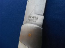 BC 865 9" Bone Collector Cleaver OA Bone Handle Folding Knife BC 865 9" Bone Collector Cleaver OA Bone Handle Folding Knife