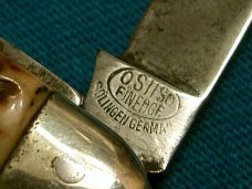 VINTAGE JIGGED BONE OSTISO FINEDGE SOLINGEN GERMANY CIGAR PEN JACK FOLDING POCKET KNIFE KNIVES OLD VINTAGE JIGGED BONE OSTISO FINEDGE SOLINGEN GERMANY CIGAR PEN JACK FOLDING POCKET KNIFE KNIVES OLD