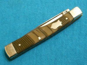 ANTIQUE VINTAGE SHAPLEIGH DIAMOND EDGE GUNSTOCK PEN JACK FOLDING POCKET KNIFE KNIVES OLD