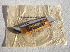 CASE XX USA VINTAGE - MINT 1965/69 INDIA SAMBAR STAG 5172 CLASP BULLDOG KNIFE IN ORIGINAL WOODEN BOX
