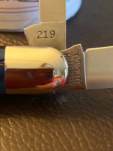 New GEC Tidioute Cutlery 062219 Dark Blue Jigged Bone 1 Of 297 In The Tube New GEC Tidioute Cutlery 062219 Dark Blue Jigged Bone 1 Of 297 In The Tube
