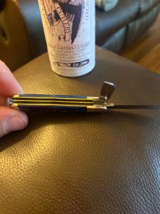 New GEC Tidioute Cutlery 062219 Dark Blue Jigged Bone 1 Of 297 In The Tube New GEC Tidioute Cutlery 062219 Dark Blue Jigged Bone 1 Of 297 In The Tube