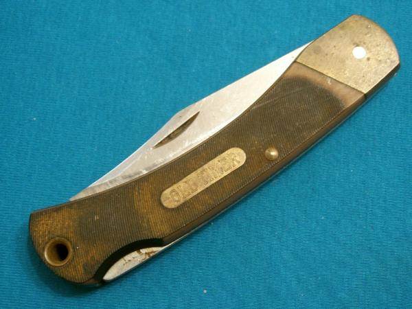 SCHRADE + USA 6OT GOLDEN BEAR LOCKBACK HUNTING SKINNING SURVIVAL FOLDING HUNTER POCKET KNIFE KNIVES