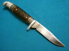 VINTAGE WESTERN USA S 648B BIRD AND TROUT FIXED BLADE HUNTING SKINNING KNIVES OLD VINTAGE WESTERN USA S 648B BIRD AND TROUT FIXED BLADE HUNTING SKINNING KNIVES OLD