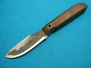 CUSTOM HANDMADE FIXED BLADE HUNTING SKINNING SKINNER SURVIVAL SAW BLADE KNIFE KNIVES OLD