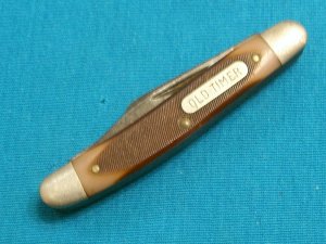 VINTAGE SCHRADE NY USA 108OT STOCKMAN FOLDING PEN JACK POCKET KNIFE KNIVES OLD TIMER