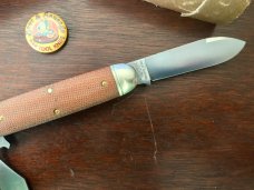 Great Eastern Cutlery Tidioute #352320 Beer & Sausage, Micarta Handle, With Sheath, New (GEC 35) Great Eastern Cutlery Tidioute #352320 Beer & Sausage, Micarta Handle, With Sheath, New (GEC 35)