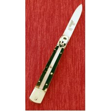 HUBERTUS Solingen Geschmiedet Rostfrei Germany AUTOMATIC SWITCHBLADE Lever Lock Prime Stag Knife HUBERTUS Solingen Geschmiedet Rostfrei Germany AUTOMATIC SWITCHBLADE Lever Lock Prime Stag Knife