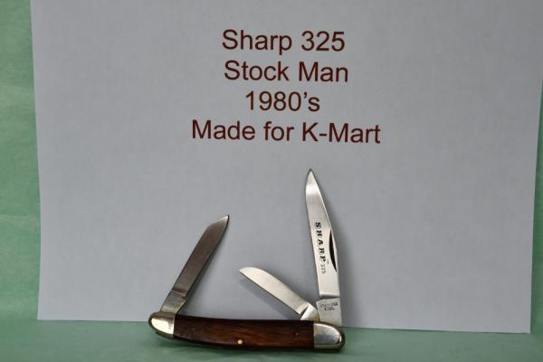 Sharp 325 Stock Man 1980's for K mart 