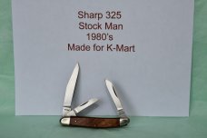 Sharp 325 Stock Man 1980's for K mart 