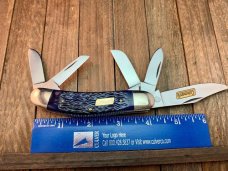 Coleman Seki Japan Made 5 Blade Sowbelly Blue Jigged Bone