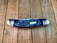 Coleman Seki Japan Made 5 Blade Sowbelly Blue Jigged Bone