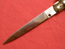 UNMARKED STILETTO SWITCHBLADE AUTOMATIC POCKET KNIFE UNMARKED STILETTO SWITCHBLADE AUTOMATIC POCKET KNIFE