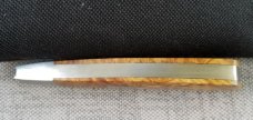 Steve Vanderkolff Maple Burl Native, 4" cl,he uses dot system for pulls. Just in. CPM-154 ,great 