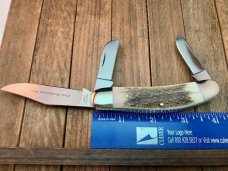Coleman Seki Japan Made 3 Blade Sowbelly Stockman Stag Coleman Seki Japan Made 3 Blade Sowbelly Stockman Stag