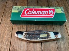 Coleman Seki Japan Made 3 Blade Sowbelly Stockman Stag Coleman Seki Japan Made 3 Blade Sowbelly Stockman Stag