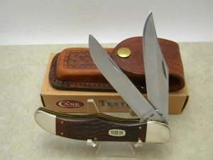 Case XX Stainless USA 1995 Wood 6265 SAB Folding Hunter Knife NIB
