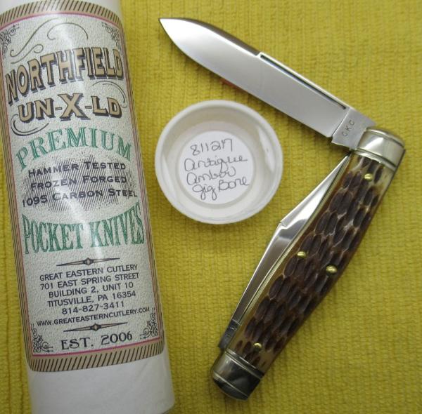 Great Eastern Cutlery Northfield UN-X-LD Pocket Knife New in the tube. GEC. ..................(710) Great Eastern Cutlery Northfield UN-X-LD Pocket Knife New in the tube. GEC. ..................(710)