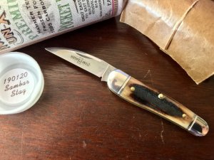 Great Eastern Cutlery Northfield 190120 Little Rattler, Sambar Stag Handle, (GEC 19), New 