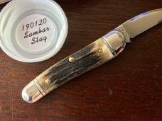 Great Eastern Cutlery Northfield 190120 Little Rattler, Sambar Stag Handle, (GEC 19), New Great Eastern Cutlery Northfield 190120 Little Rattler, Sambar Stag Handle, (GEC 19), New
