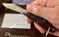 Great Eastern Cutlery Tidioute #151118B&C Boys Knife, Dark Chestnut Peach Seed Handle, New (GEC 15) Great Eastern Cutlery Tidioute #151118B&C Boys Knife, Dark Chestnut Peach Seed Handle, New (GEC 15)