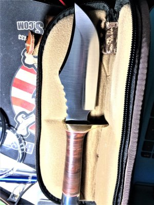 Jeremy Ray Turner Custom [ BULL NOSE ]Bush craft Knife !1!