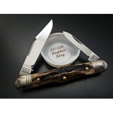 Great Eastern Cutlery Northfield UN-X-LD #33 Conductor Sambar Stag GEC 331220 Great Eastern Cutlery Northfield UN-X-LD #33 Conductor Sambar Stag GEC 331220