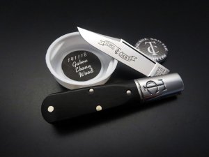 Great Eastern Cutlery #14 SFO Tom's Choice TC Barlow Lick Creek Gabon Ebony GEC 141118  