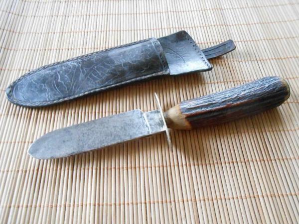Vintage Rare Tillotson & Co Columbia/Place/Sheffield Cut Down Bowie Knife