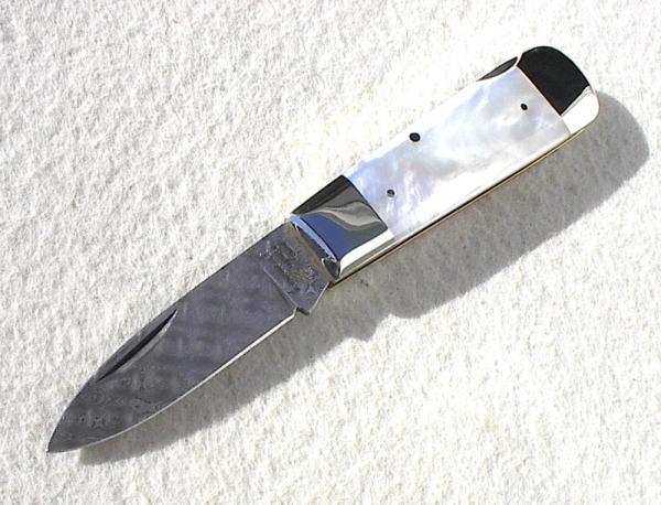 WEIDMANNSHEIL GENUINE MOTHER OF PEARL FOLDING LOCK BACK  SOLINGEN GERMANY 