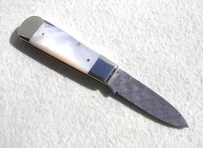 WEIDMANNSHEIL GENUINE MOTHER OF PEARL FOLDING LOCK BACK  SOLINGEN GERMANY 