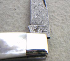 WEIDMANNSHEIL GENUINE MOTHER OF PEARL FOLDING LOCK BACK  SOLINGEN GERMANY 