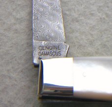 WEIDMANNSHEIL GENUINE MOTHER OF PEARL FOLDING LOCK BACK  SOLINGEN GERMANY 